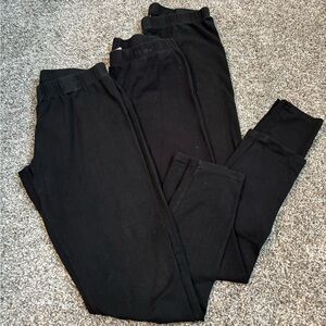 No Boundaries Black Cotton Leggings